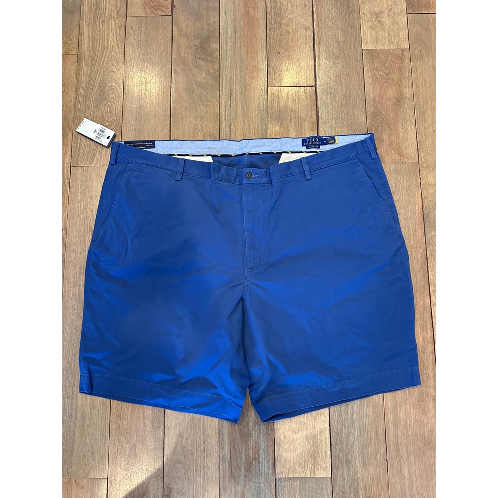 Polo Ralph Lauren Mens Big & Tall 50 Old Royal Blue Stretch Classic Fit 9 Shorts